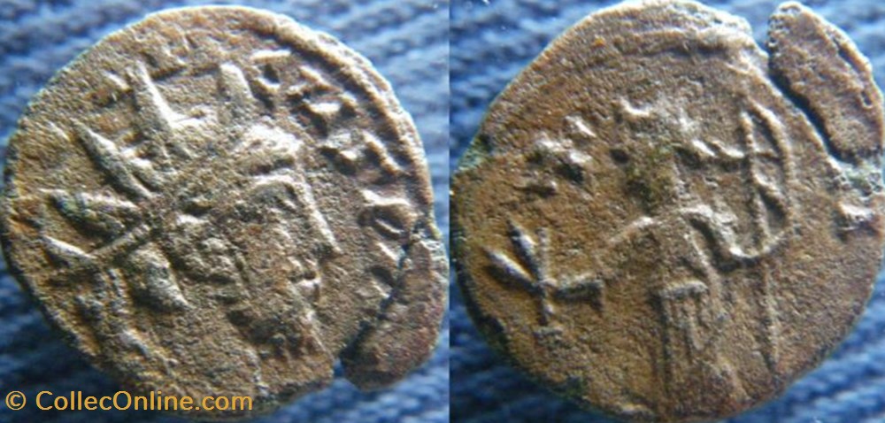 Tétricus I antoninien imitation monnaies antiquite av jc ap romaines republicaines imperiales tetricus i antoninien imitation