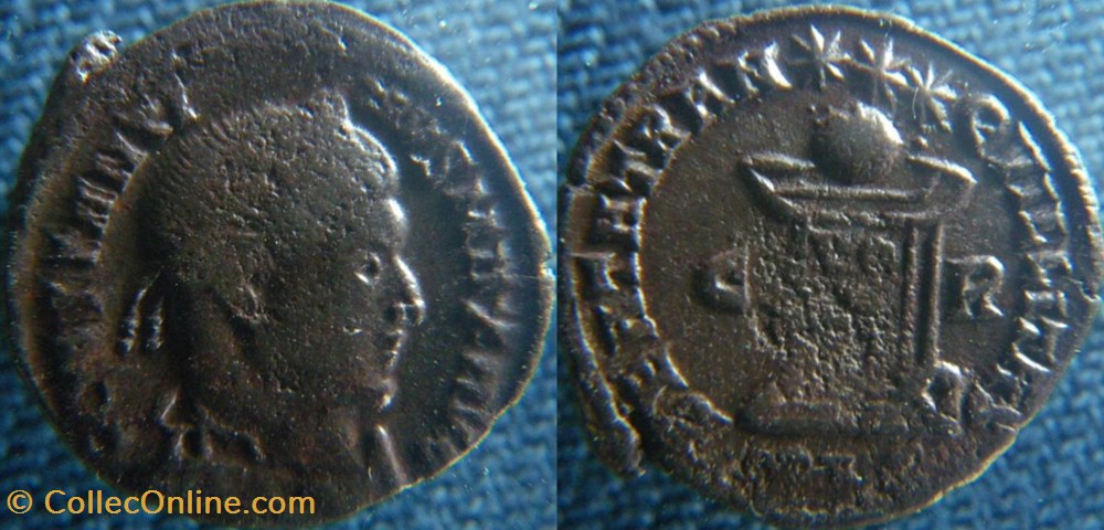 Constantin I Ae3 imitation monnaies antiquite av jc ap romaines republicaines imperiales constantin i ae3 imitation
