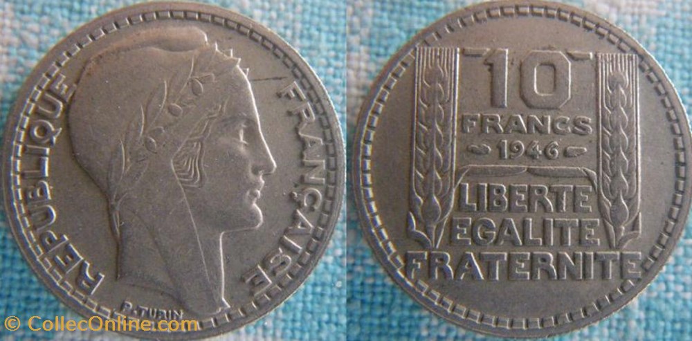 10 Francs 1946 monnaie france moderne 10 francs 1946