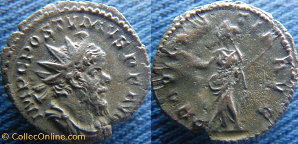 Postume antoninien monnaies antiquite av jc ap romaines republicaines imperiales postume antoninien