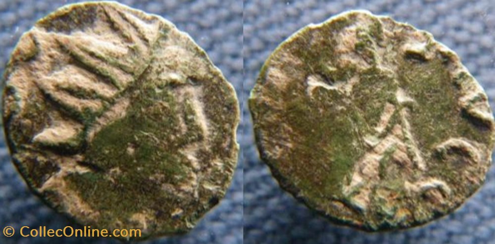 monnaies antiquite av jc ap romaines republicaines imperiales tetricus i antoninien imitation