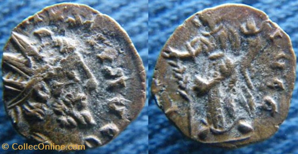 monnaies antiquite av jc ap romaines republicaines imperiales tetricus i antoninien imitation