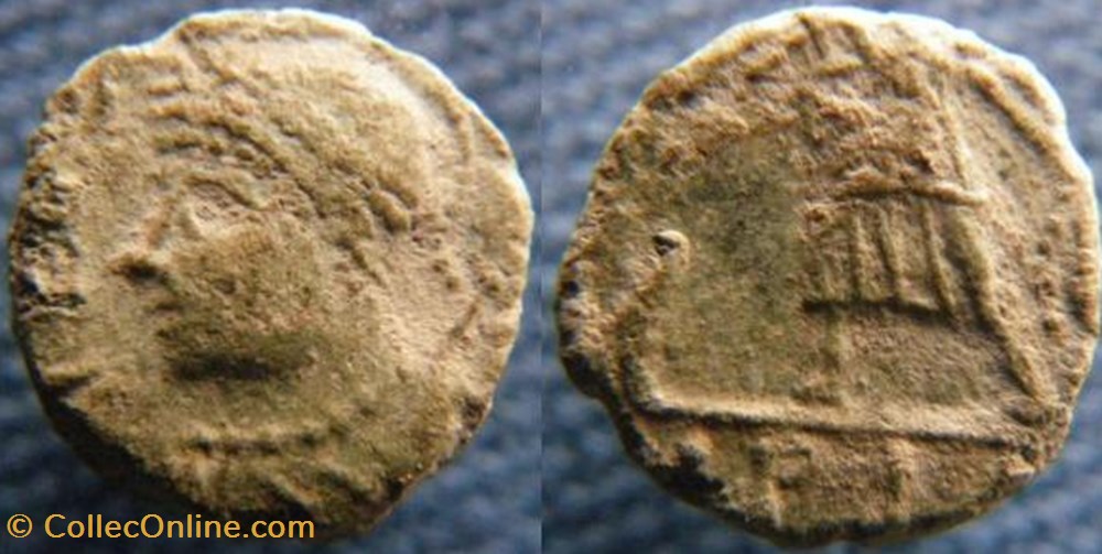 Constantinople Ae4 imitation monnaies antiquite av jc ap romaines republicaines imperiales constantinople ae4 imitation