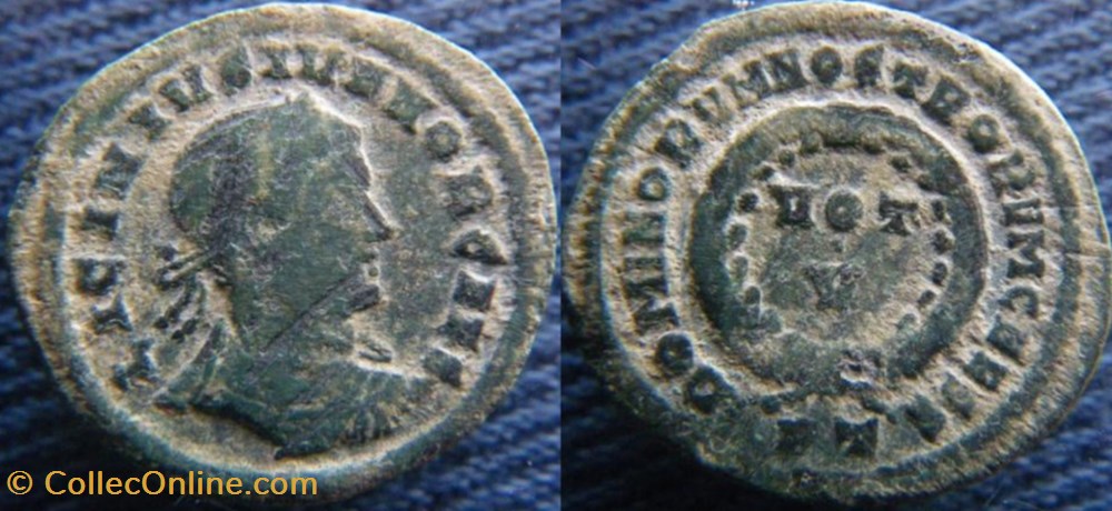 Licinius II Ae3 monnaies antiquite av jc ap romaines republicaines imperiales licinius ii ae3