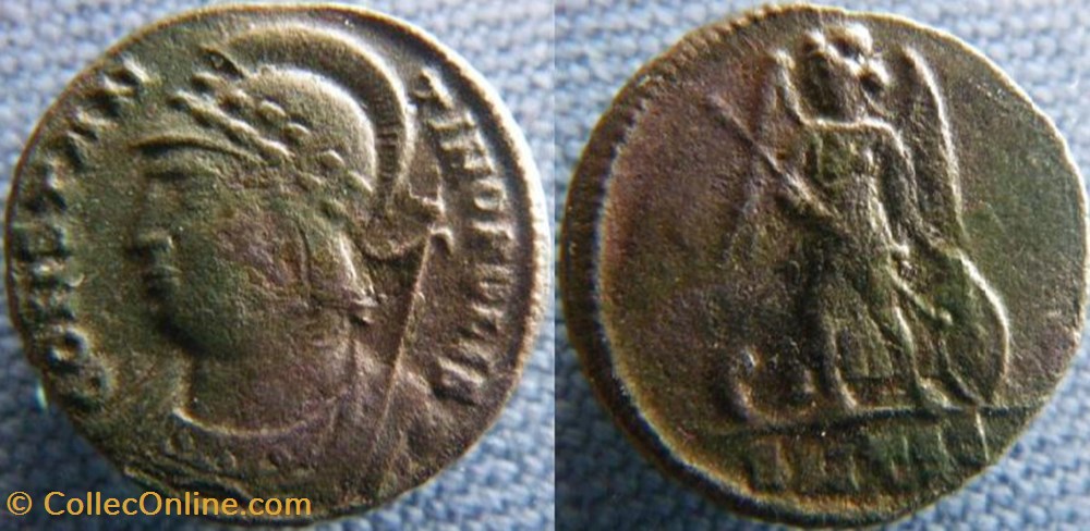 Constantinople Ae3 monnaies antiques romaines republicaines imperiales constantinople ae3