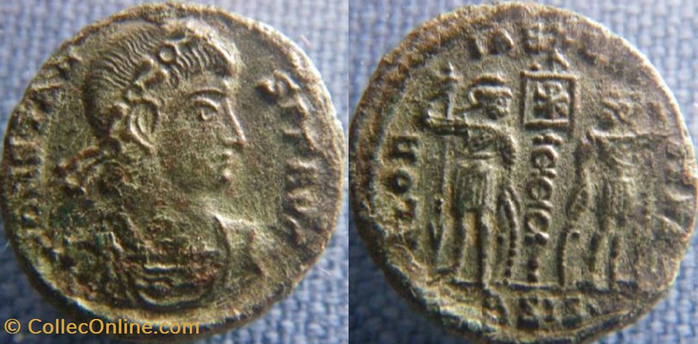 Constans Ae3/4 monnaies antiques romaines imperiales et republicaines constans ae3 4