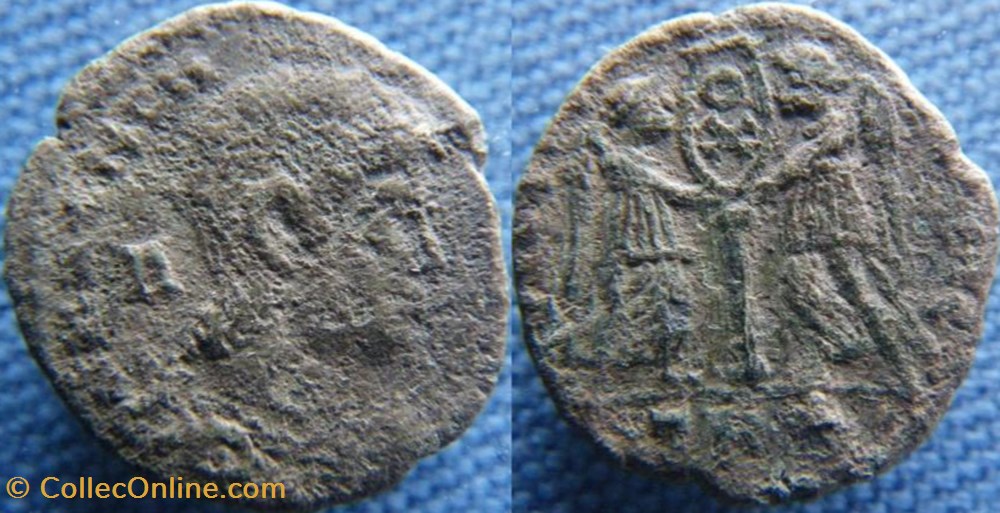 Magnence Ae3 monnaies antiquite av jc ap romaines republicaines imperiales magnence ae3