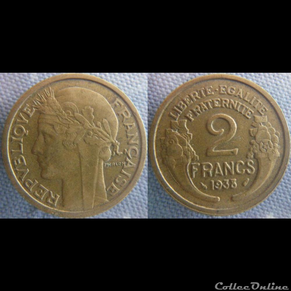 2 Francs 1938 monnaie france moderne 2 francs 1938