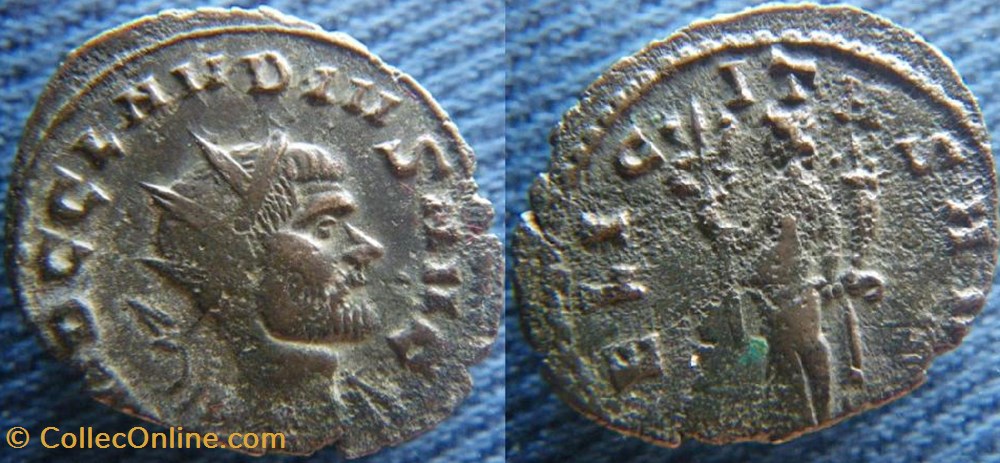 Claude II Le Gothique antoninien monnaies antiquite av jc ap romaines republicaines imperiales claude ii le gothique antoninien