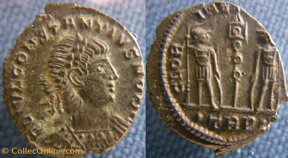 monnaies antiques romaines imperiales et republicaines constance ii ae3 4