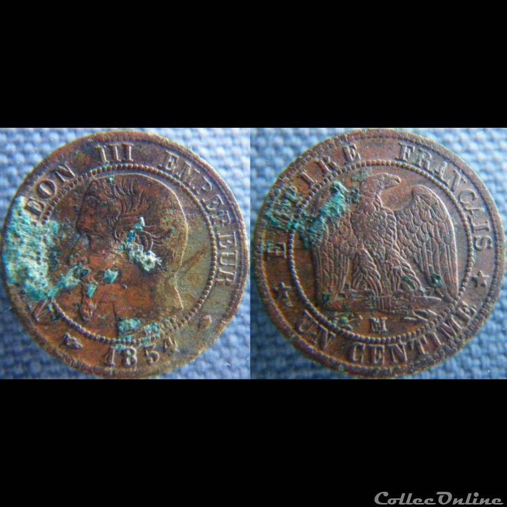 1 Centime 1854 MA monnaie france moderne 1 centime 1854 ma