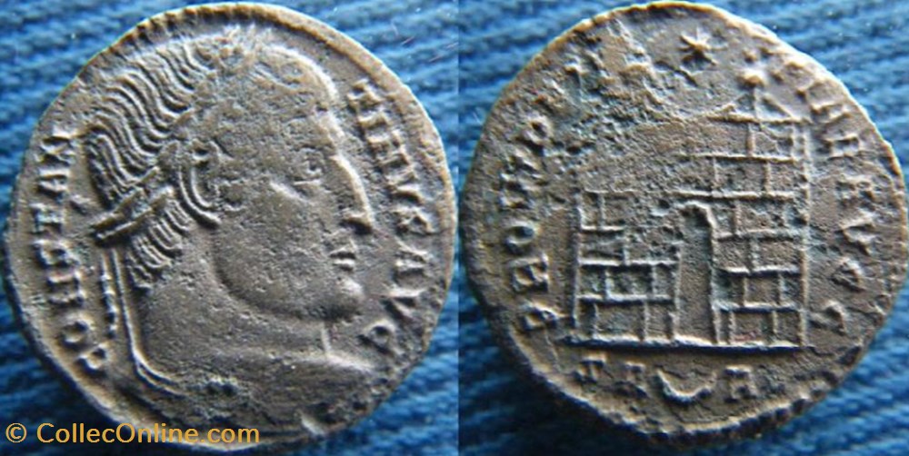 Constantin I Ae3 monnaies antiquite av jc ap romaines republicaines imperiales constantin i ae3