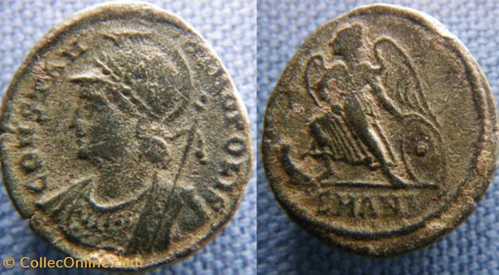 Constantinople Ae3 monnaies antiques romaines republicaines imperiales constantinople ae3