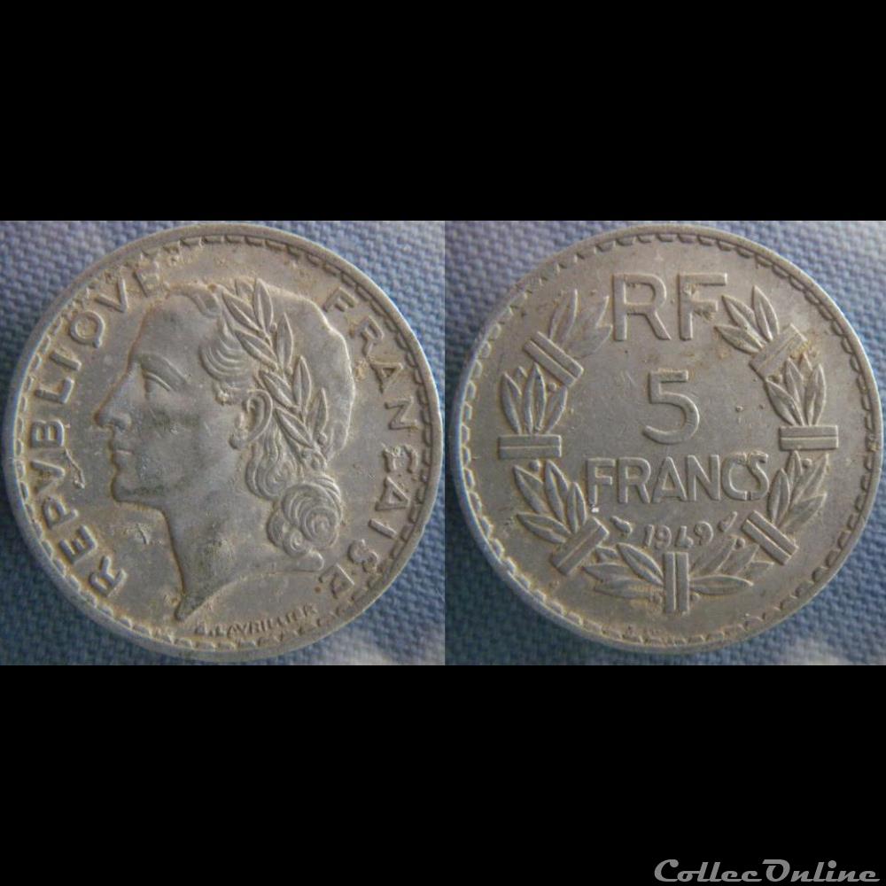 5 Francs 1949 monnaie france moderne 5 francs 1949