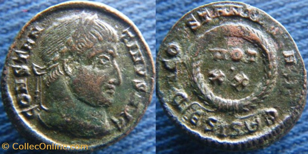 monnaies antiquite av jc ap romaines republicaines imperiales constantin i ae3