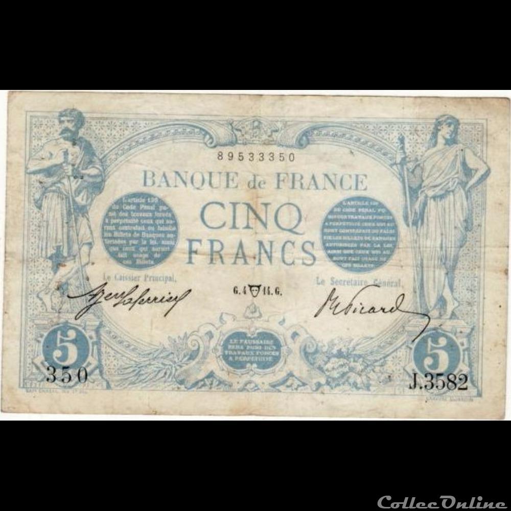 04-04-1914 -- J.3582 350 billet france banque de xxe 04 04 1914 j 3582 350