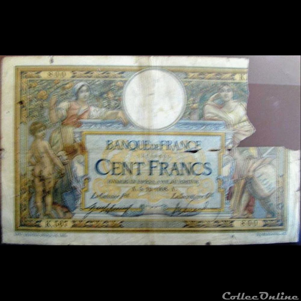 05-12-1908 -- K.567 800 billet france banque de xxe 05 12 1908 k 567 800