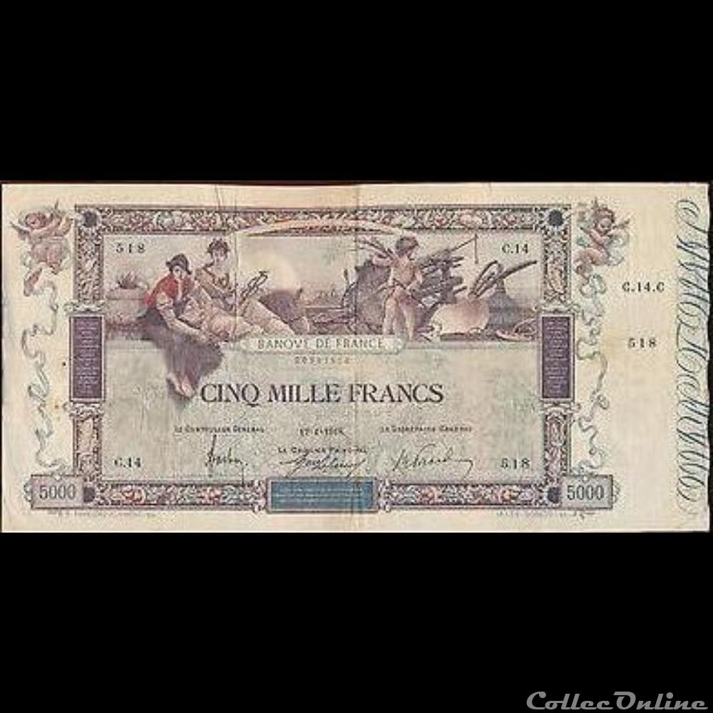 17-01-1918 -- C.14 518 billet france banque de xxe 17 01 1918 c 14 518