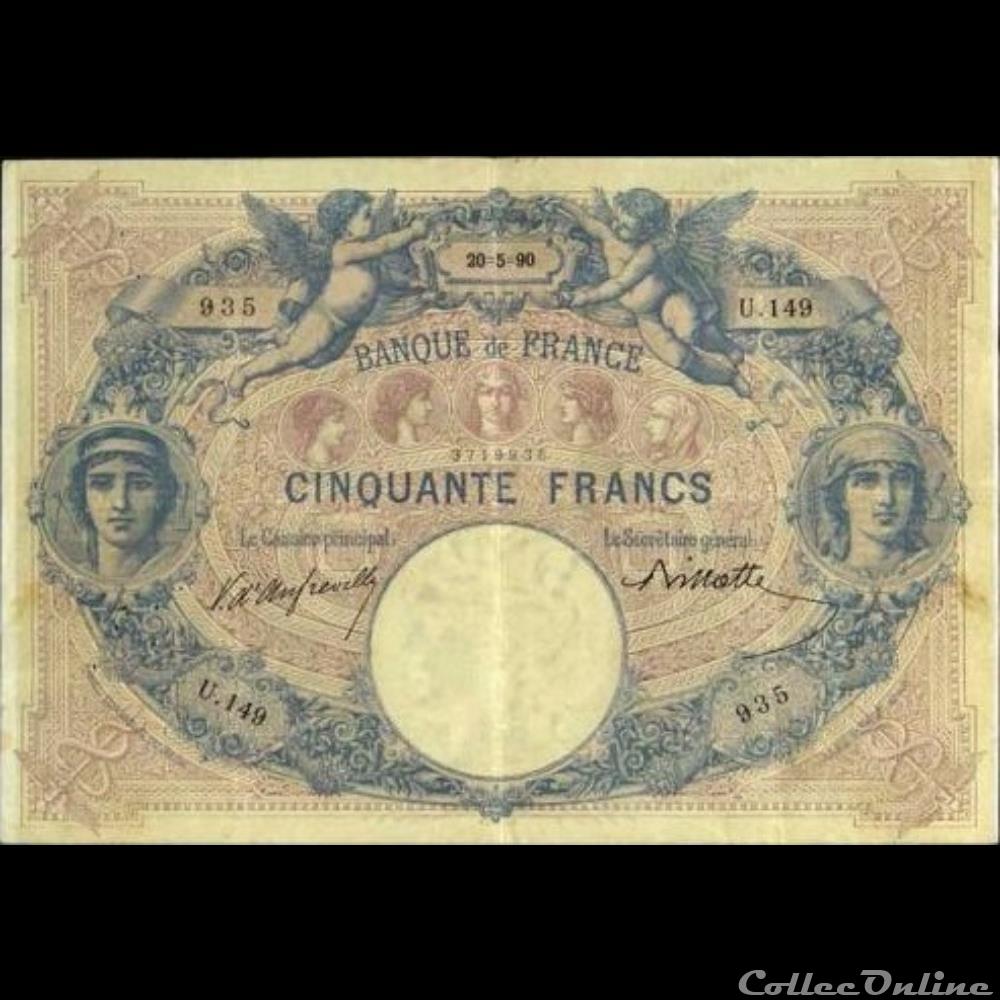 billet france banque de xxe 20 05 1890 u 149 935