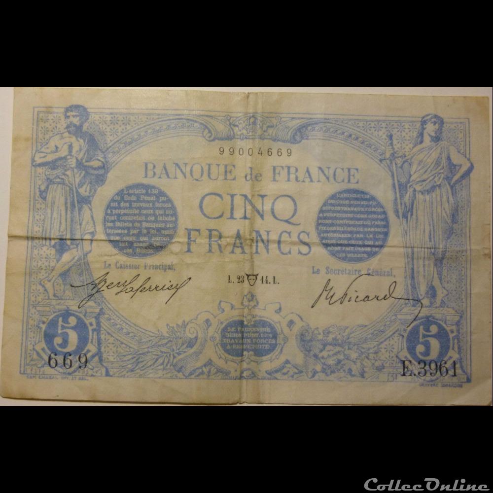 billet france banque de xxe 23 04 1914 e 3961 669