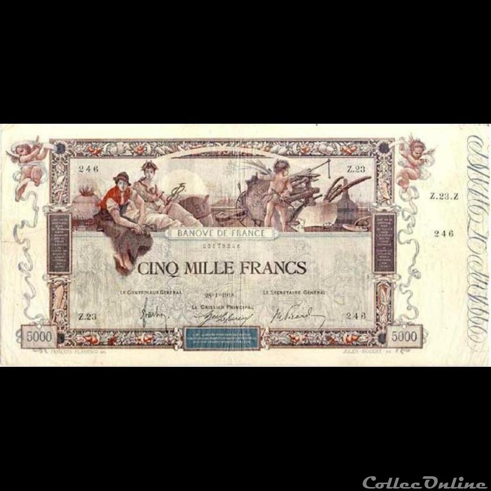 28-01-1918 -- Z.23 246 billet france banque de xxe 28 01 1918 z 23 246