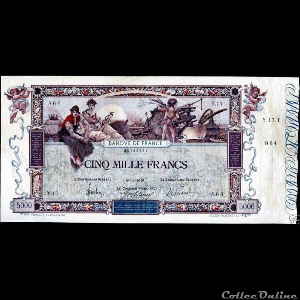21-01-1918 -- Y.17 864 billet france banque de xxe 21 01 1918 y 17 864