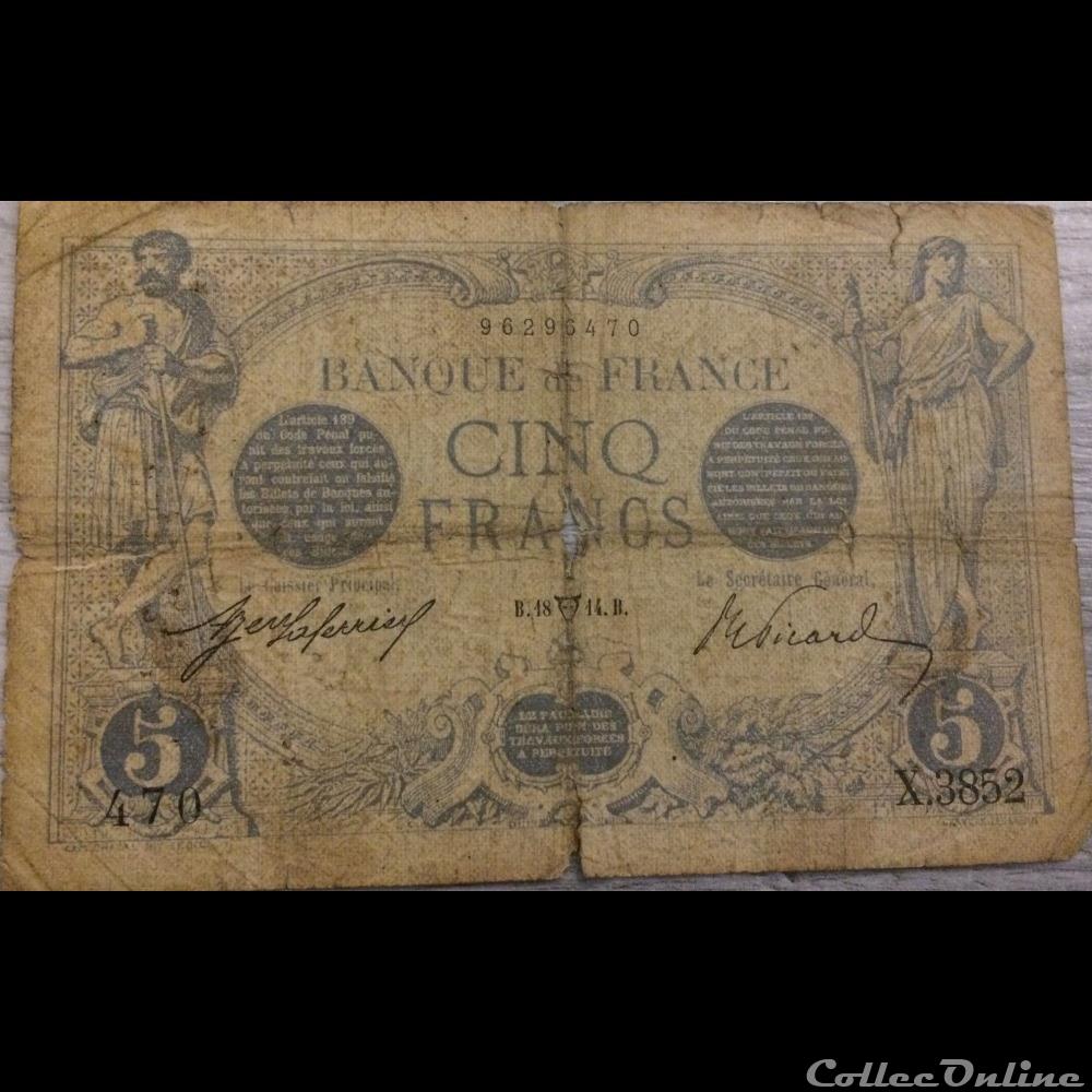 billet france banque de xxe 18 04 1914 x 3852 470