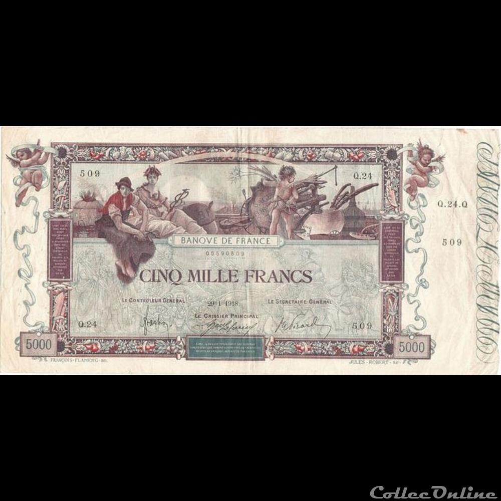 29-01-1918 -- Q.24 509 billet france banque de xxe 29 01 1918 q 24 509