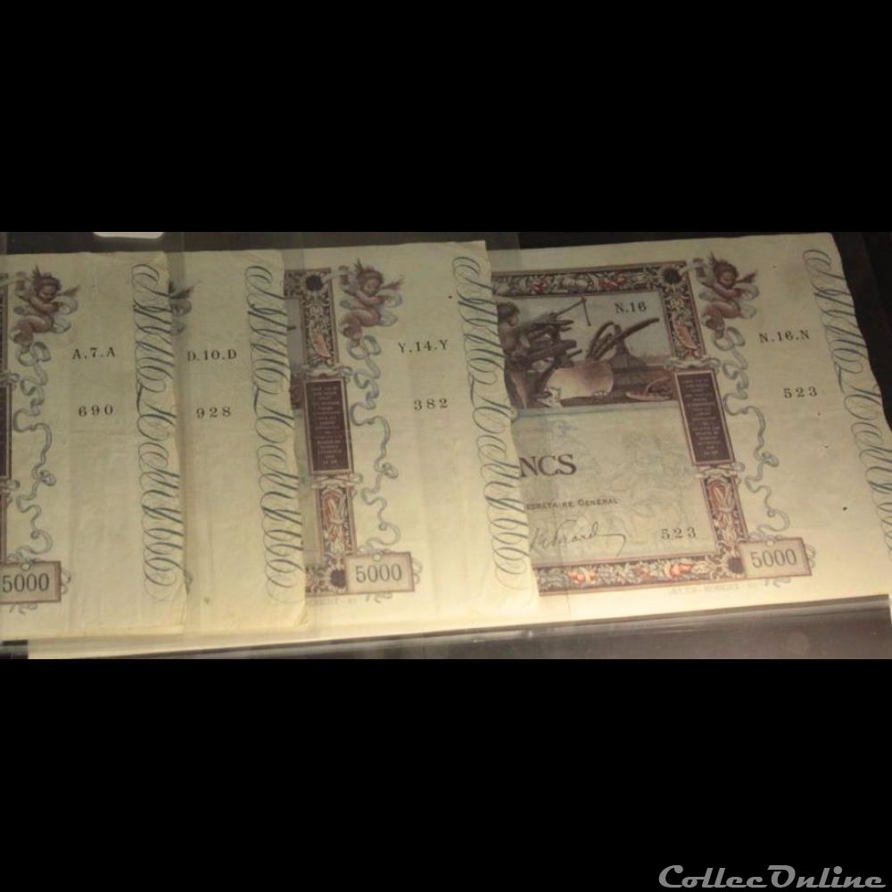 19-01-1918 -- N.16 523 billet france banque de xxe 19 01 1918 n 16 523