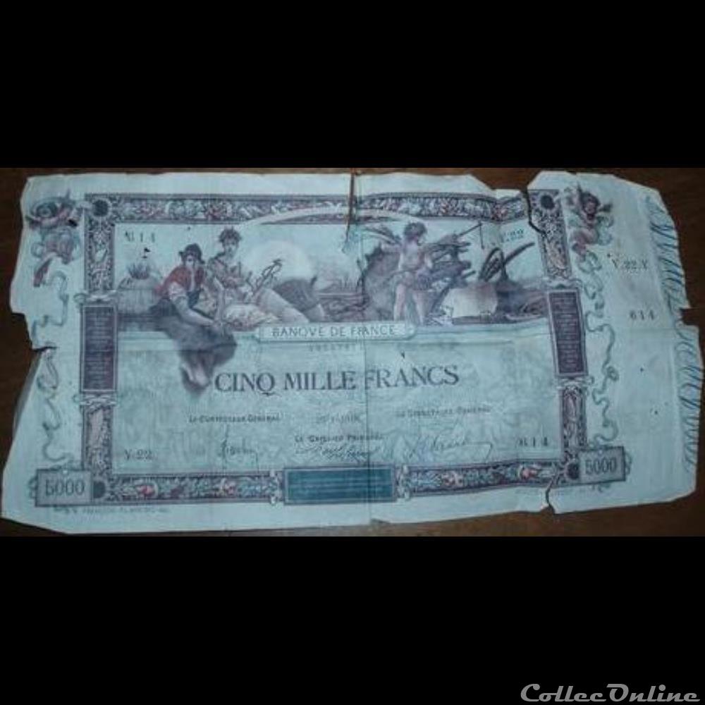 26-01-1918 -- Y.22 614 billet france banque de xxe 26 01 1918 y 22 614