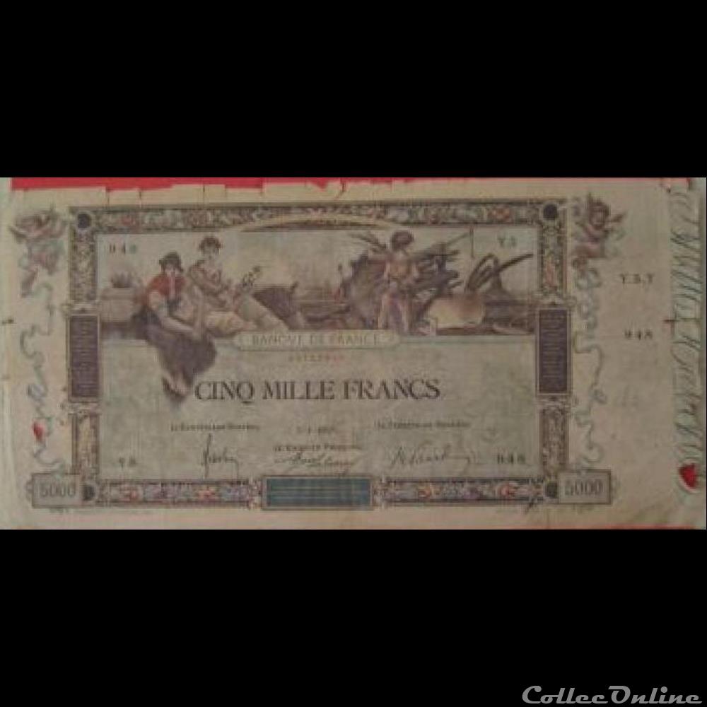 07-01-1918 -- Y.5 948 billet france banque de xxe 07 01 1918 y 5 948