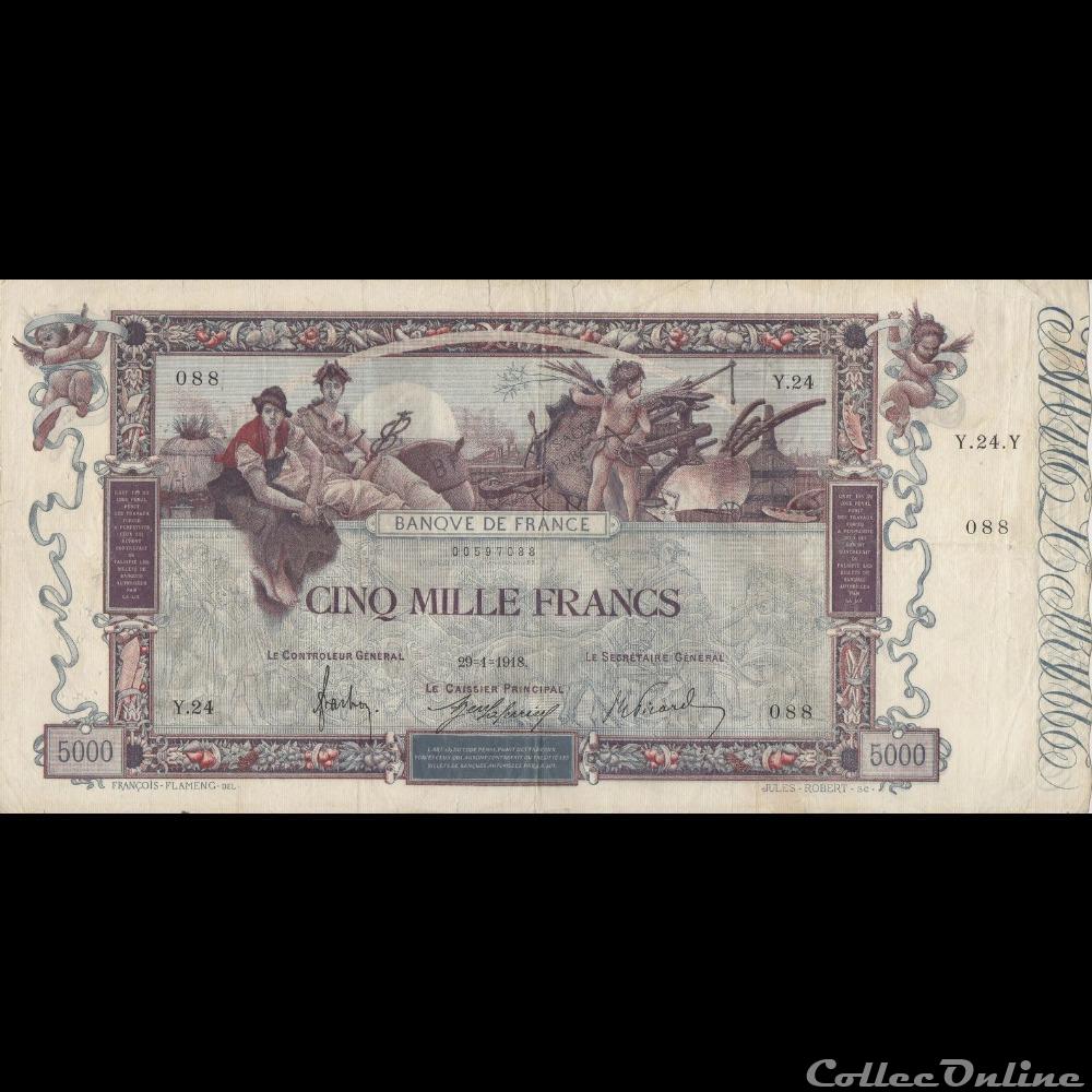 29-01-1918 -- Y.24 088 billet france banque de xxe 29 01 1918 y 24 088