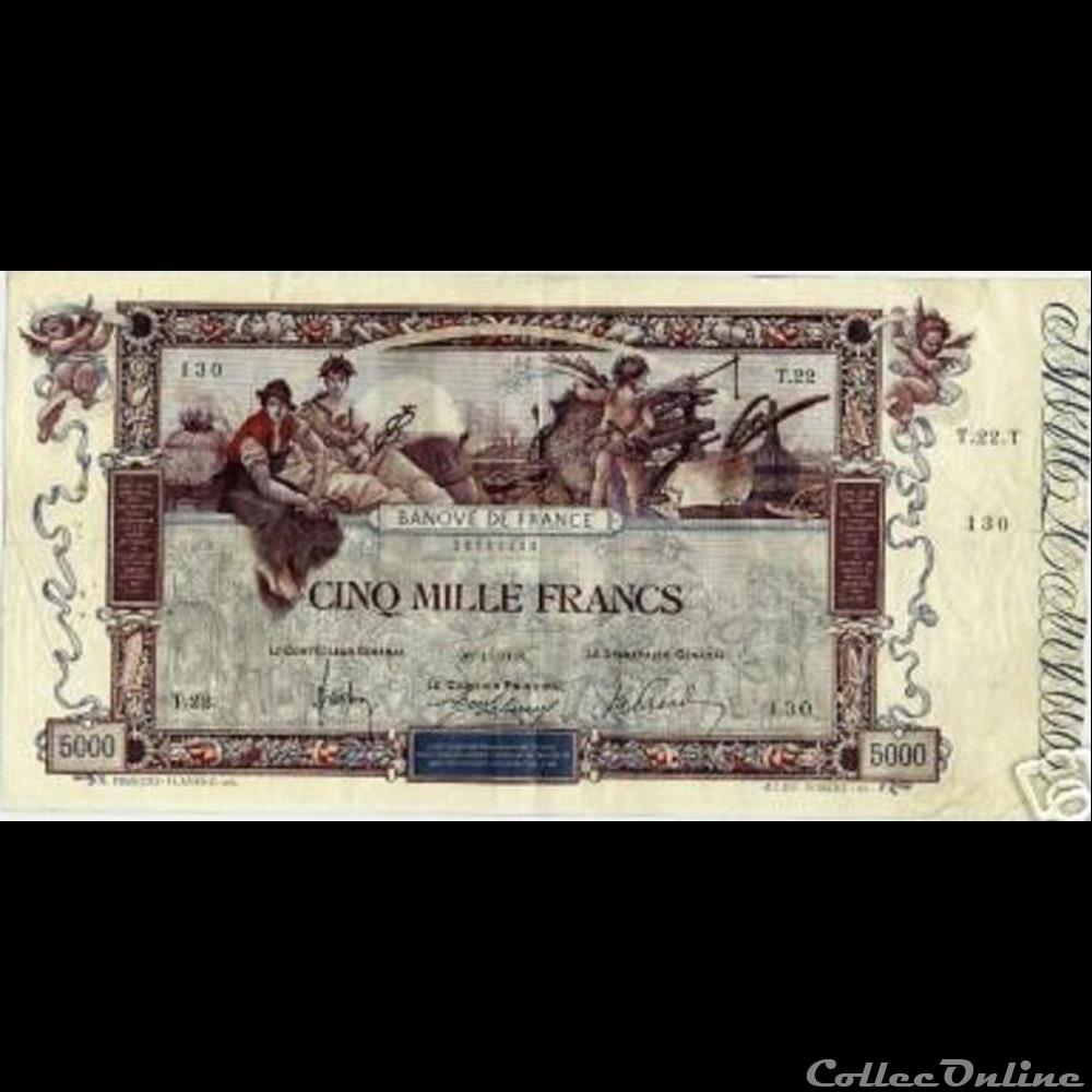 26-01-1918 -- T.22 130 billet france banque de xxe 26 01 1918 t 22 130