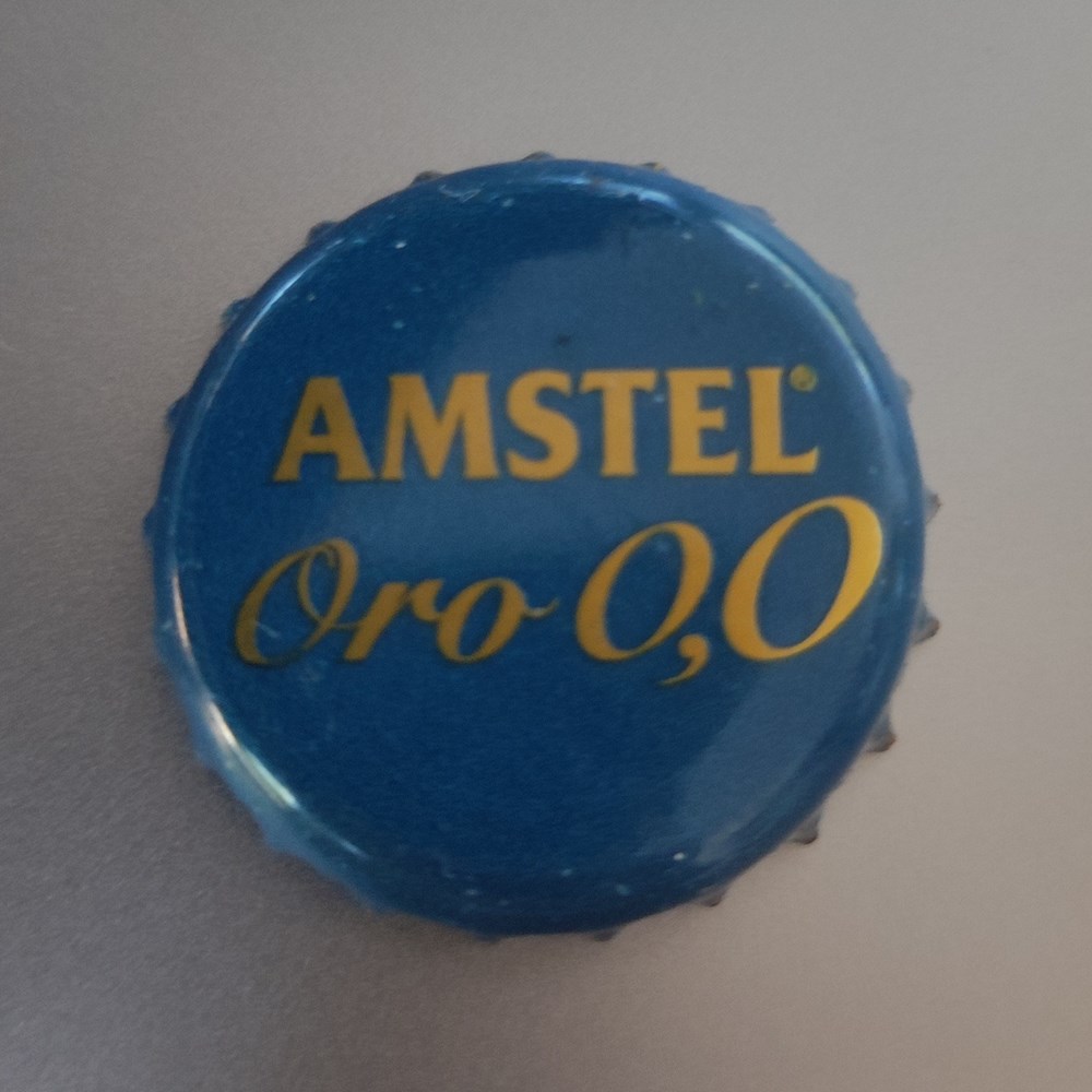 Amstel Oro 0,0 bottle caps beer amstel oro 0 0