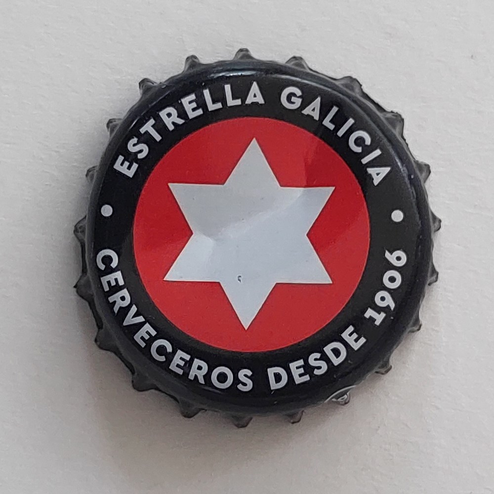 bottle caps beer spain estrella galicia