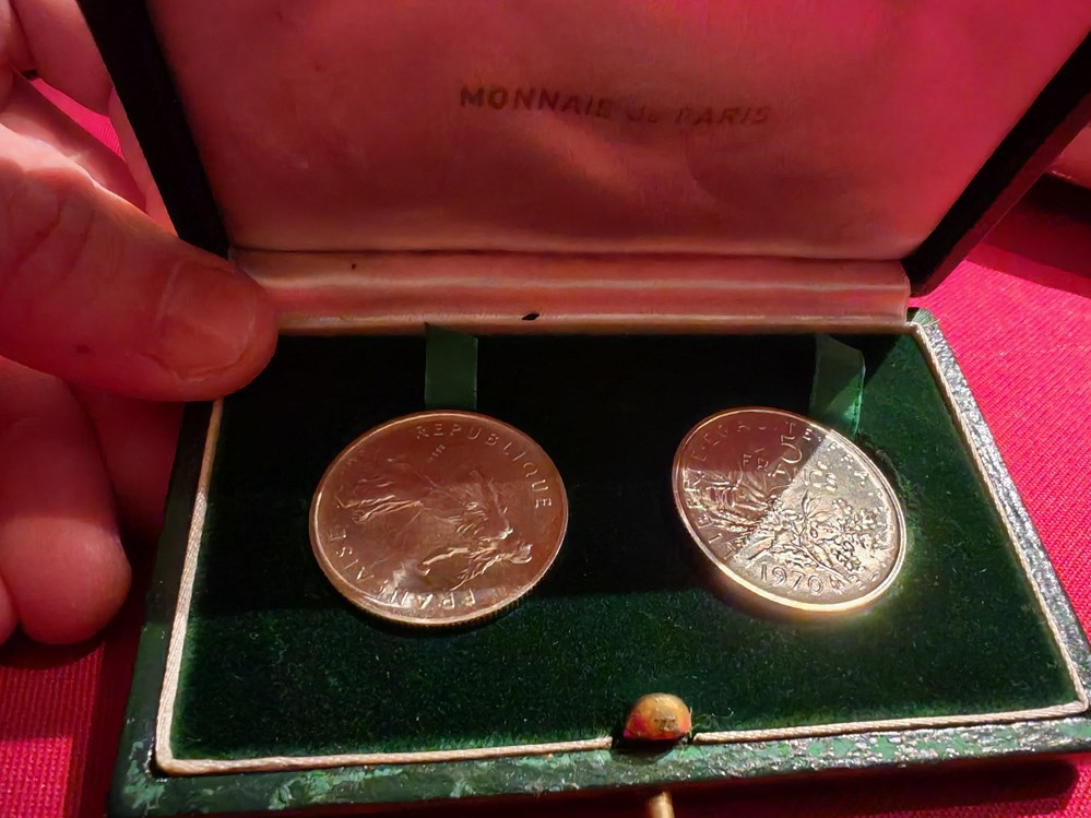 Coffret de 2 essais de 5 Francs Semeuse 1970 monnaies monde france coffret de 2 essais de 5 francs semeuse 1970