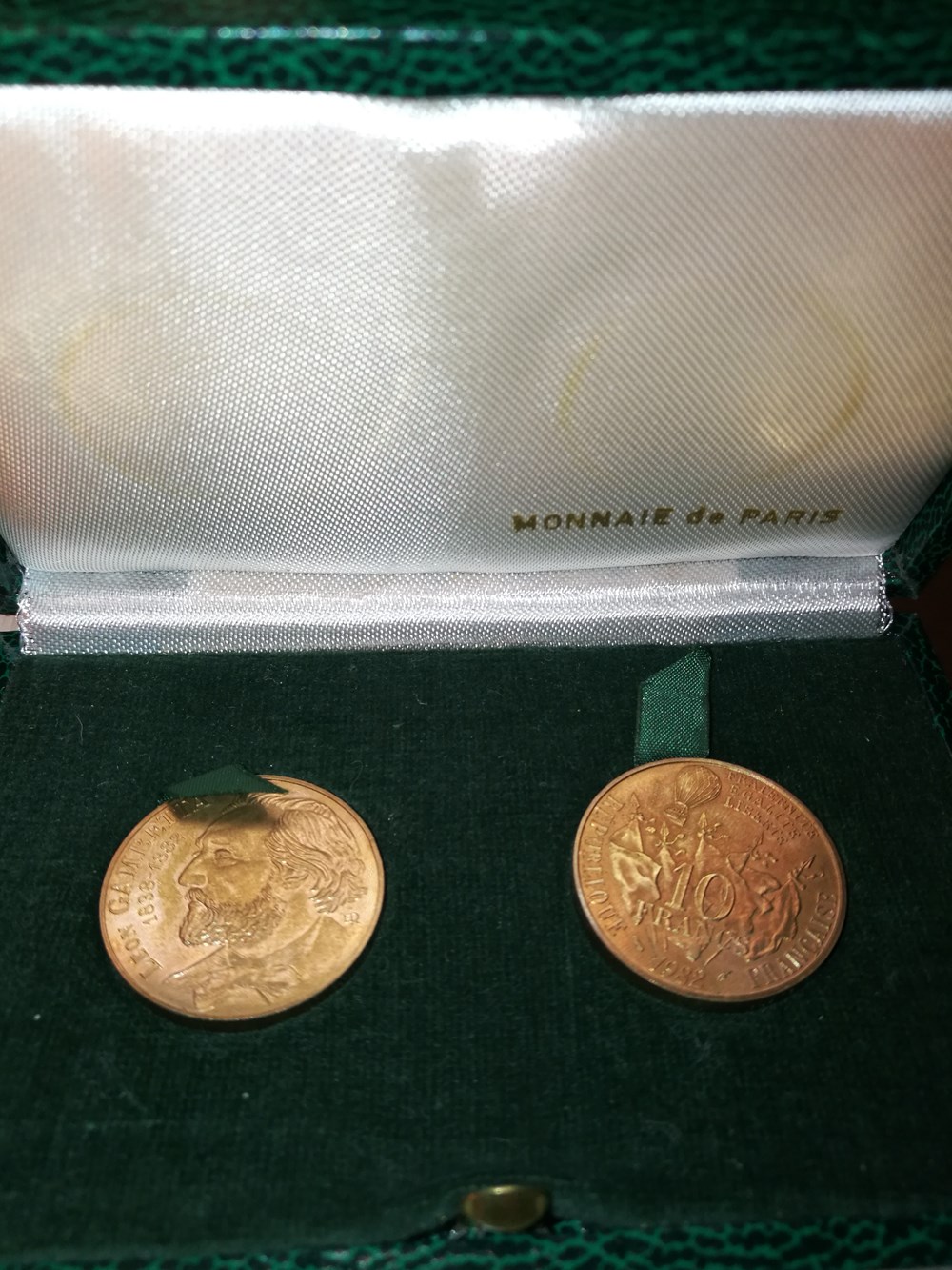 Coffret de 2 essais de 10 Francs Gambetta 1982 monnaies monde france coffret de 2 essais de 10 francs gambetta 1982