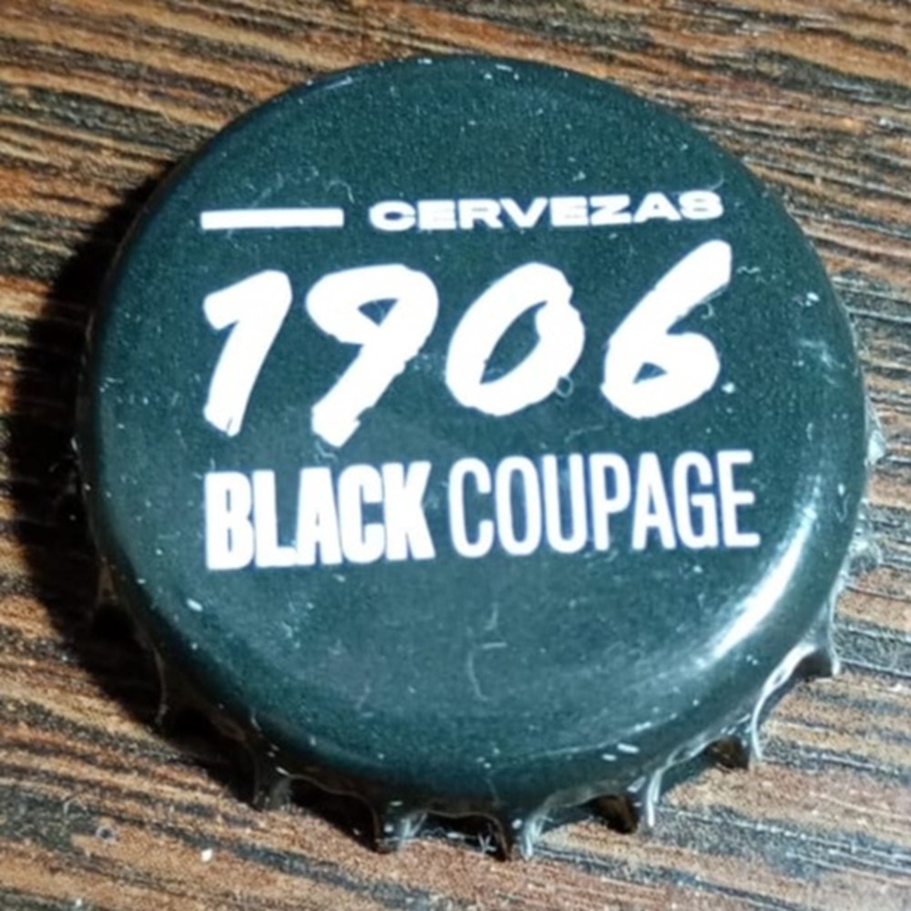 chapas botellas cervezas argentina chapa 1906 black coupage estrella de galicia