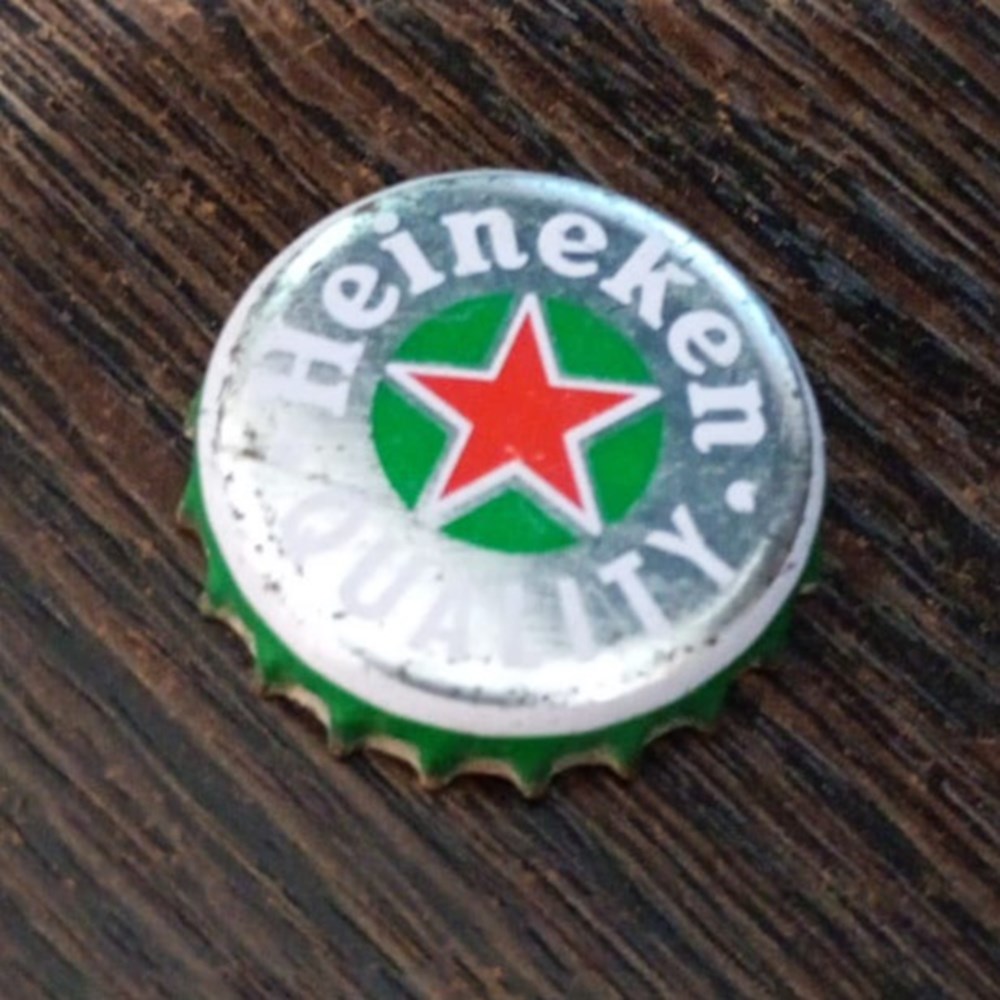 CHAPA Heineken clásica chapas de botellas cervezas argentina chapa heineken clasica