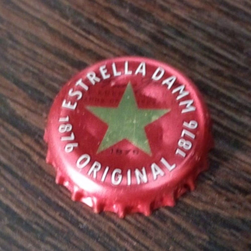 CHAPA Damm estrella chapas de botellas cervezas argentina chapa damm estrella