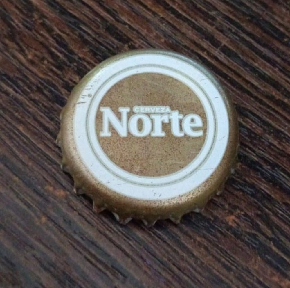 CHAPA Norte chapas de botellas cervezas argentina chapa norte