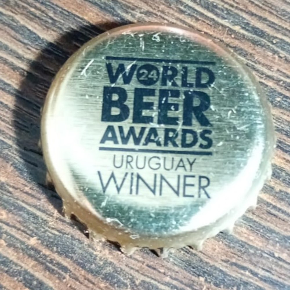 CHAPA Patricia world beer awards 2024 URU winner chapas de botellas cervezas argentina chapa patricia world beer awards 2024 uru winner