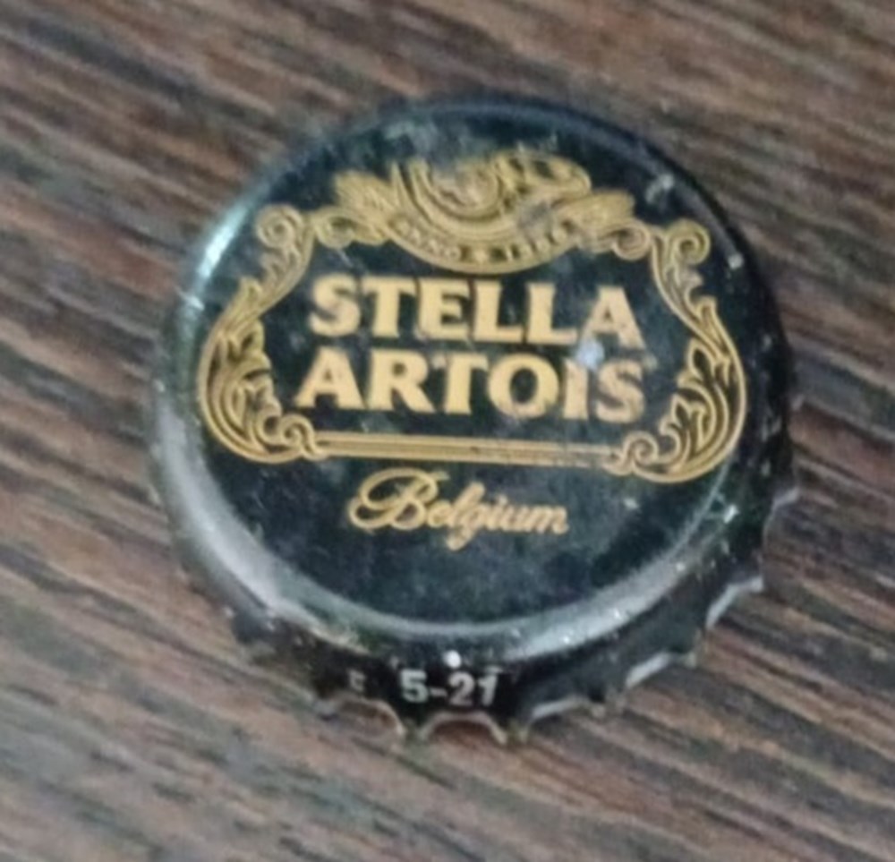 chapas de botellas cervezas argentina chapa stella artois cerveza negra