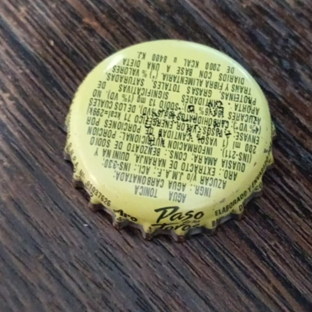 chapas botellas cervezas argentina chapa paso de los toros pomelo