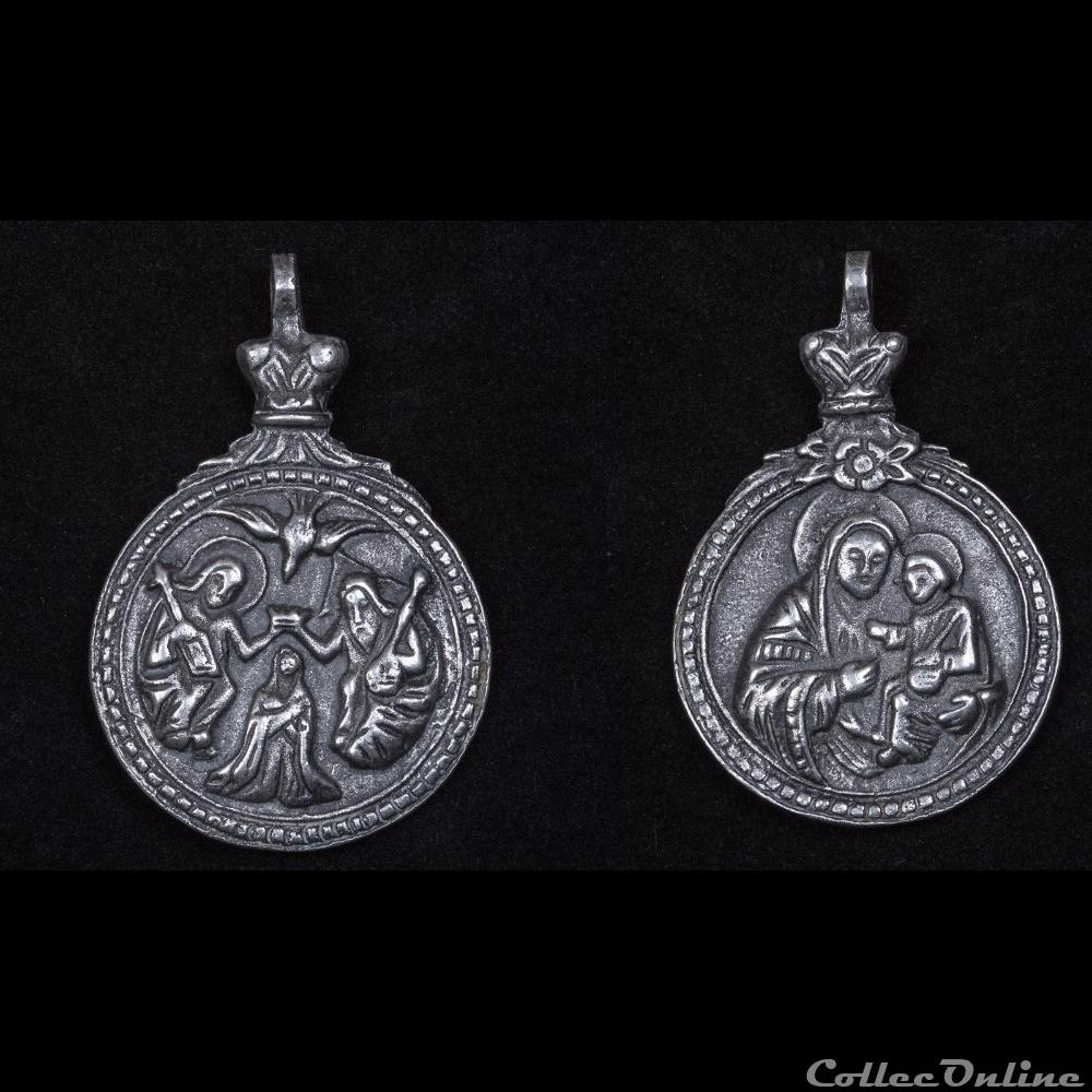 medaille religieuse couronnement de la vierge