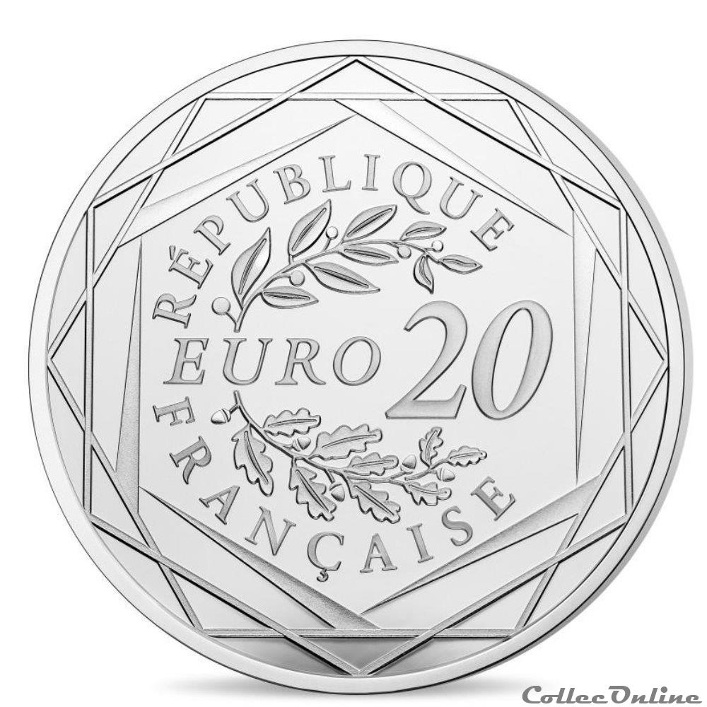 20 euros Marianne-Liberté 2017 monnaie france 20 euros marianne liberte 2017