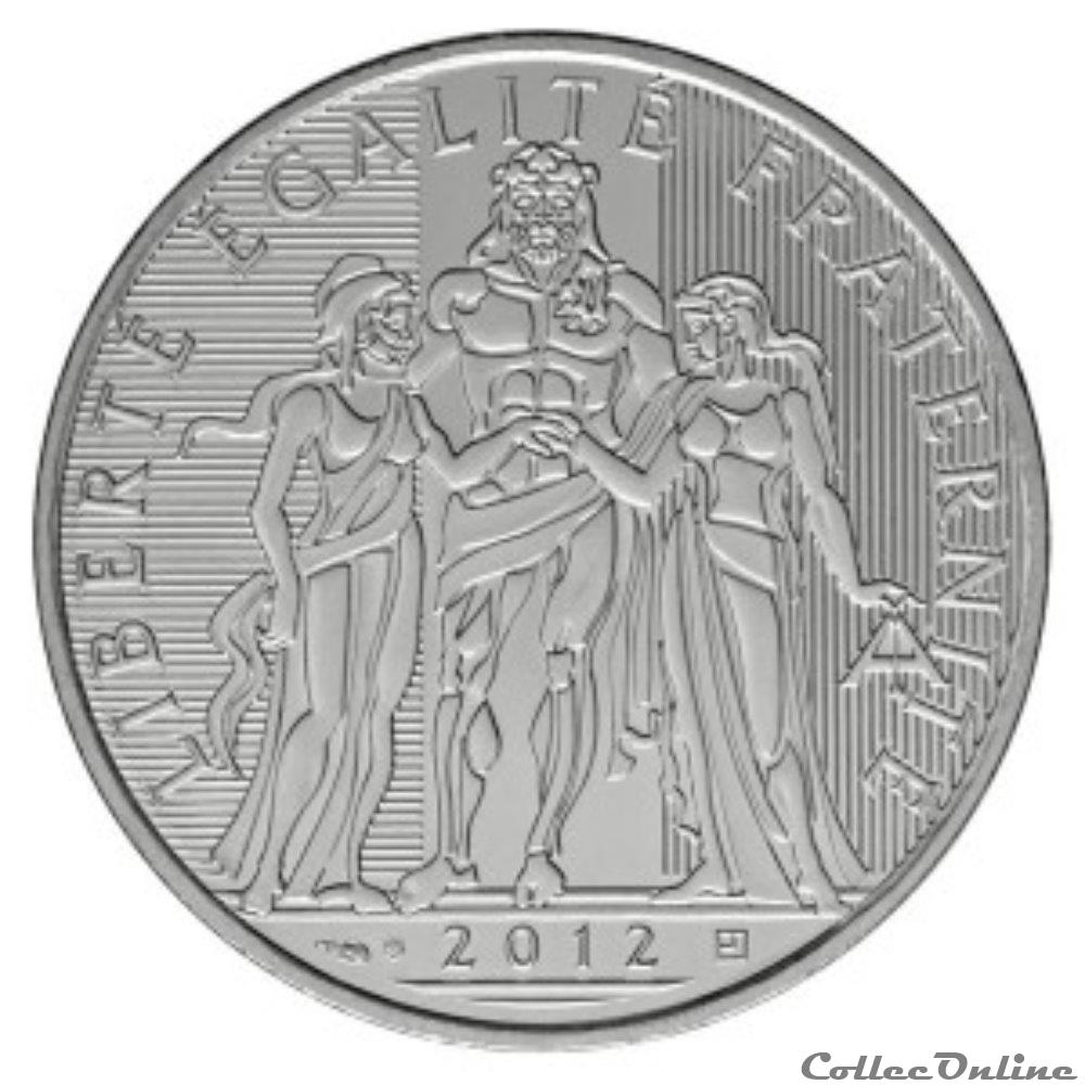 monnaie france 10 euros hercule 2012