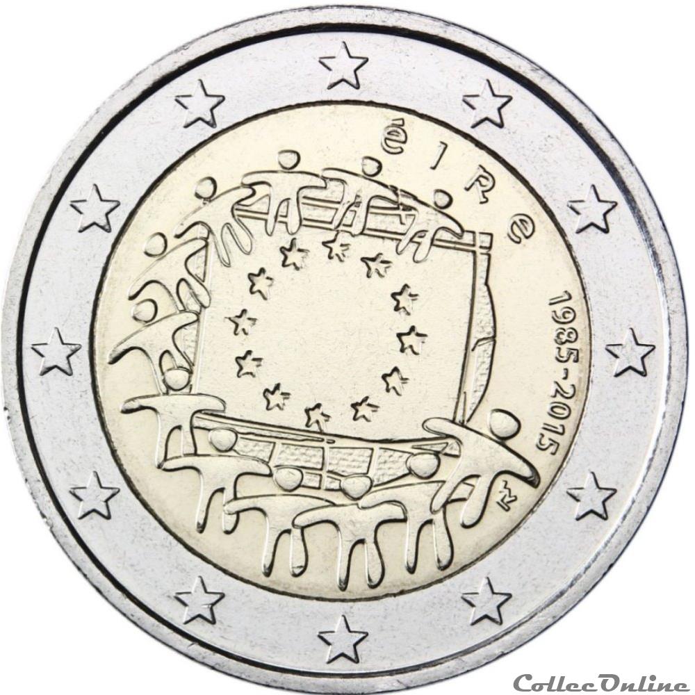2 euro - Irlande 2015 monnaie banque centrale europeenne 2 euro irlande 2015
