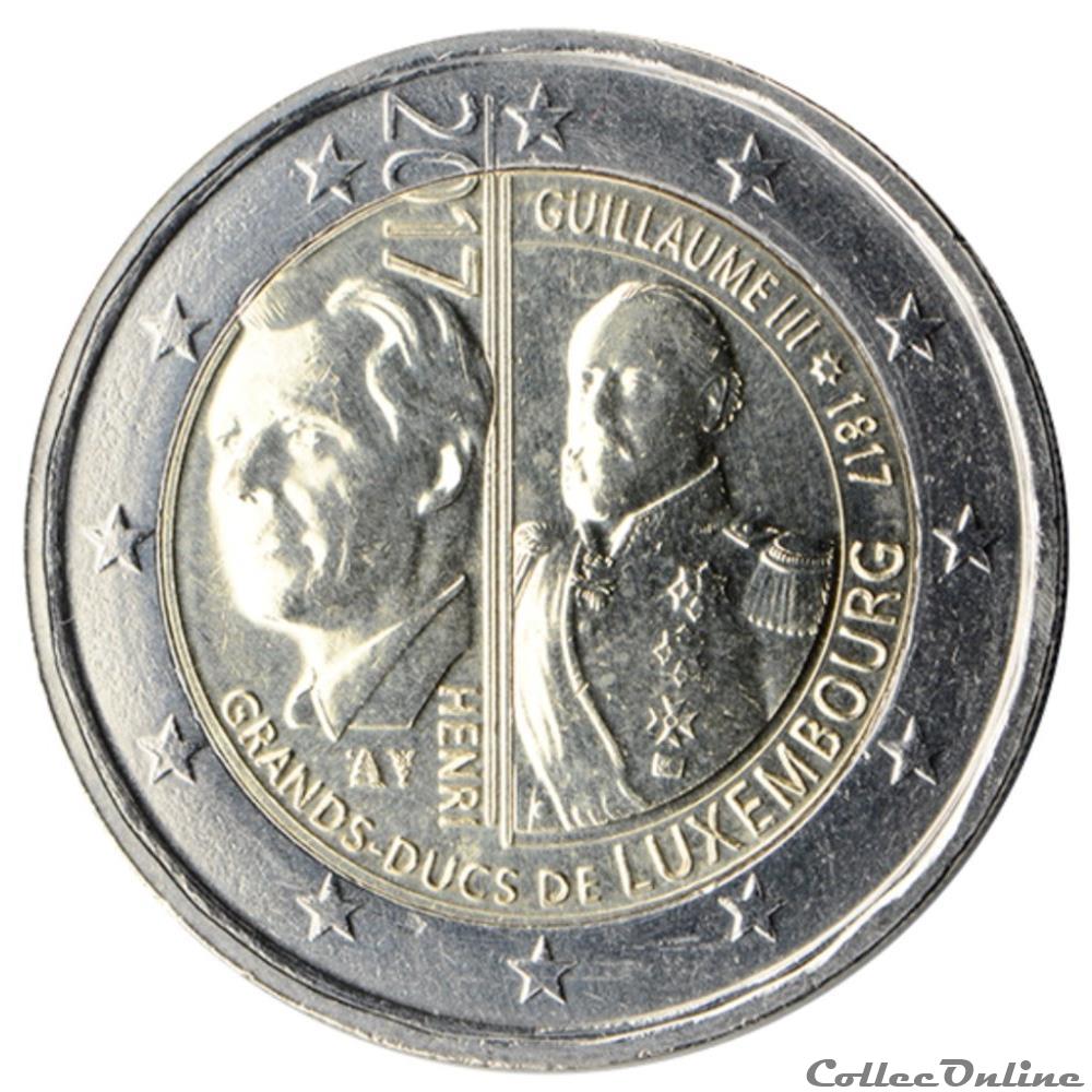 2 euro - Luxembourg 2017 monnaie 2 euro luxembourg 2017
