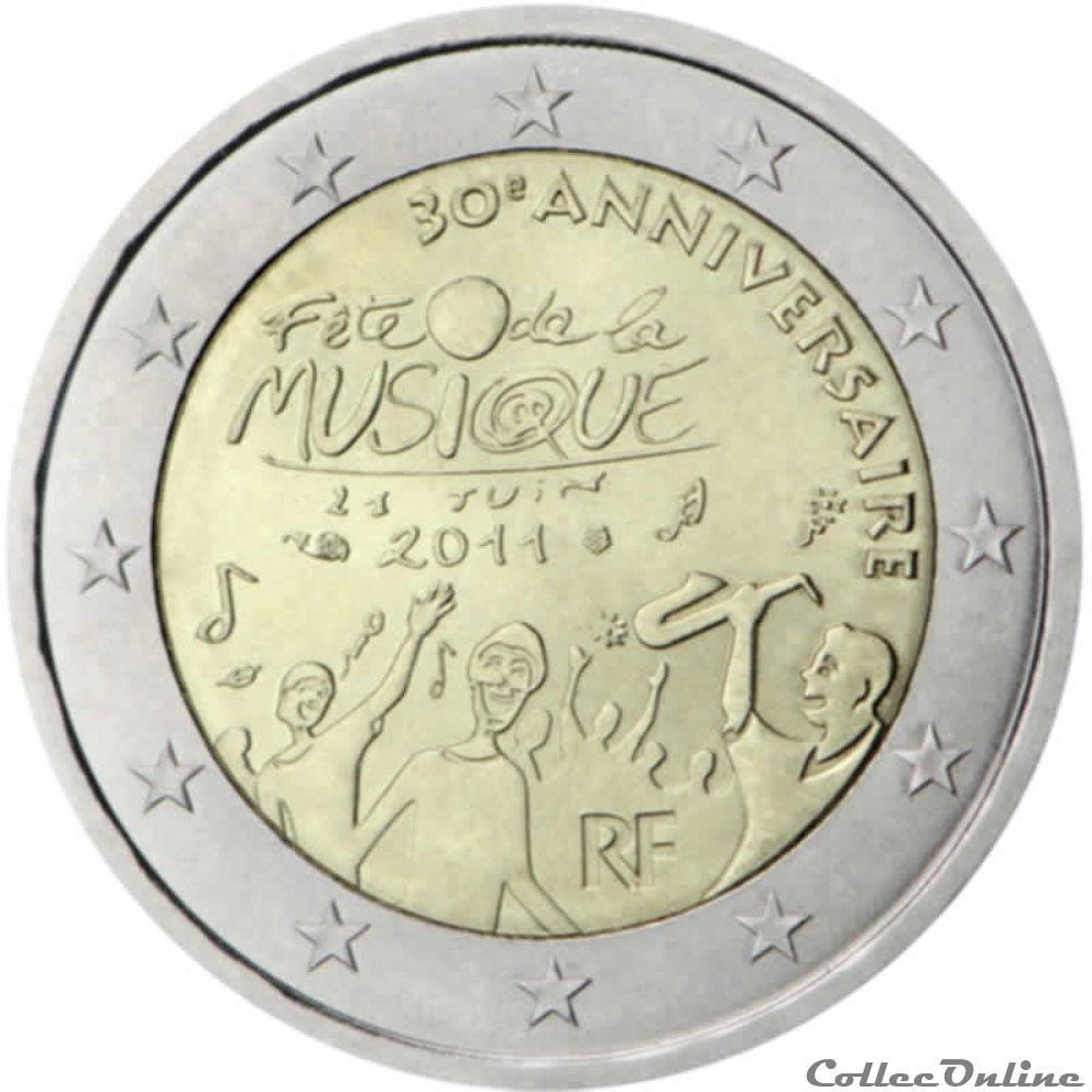 2 euro - France 2011 monnaie 2 euro france 2011